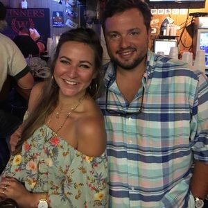 flowy mint green/blue floral top